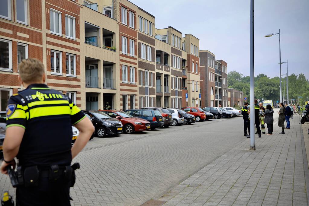 Veel rook bij keukenbrand in appartement