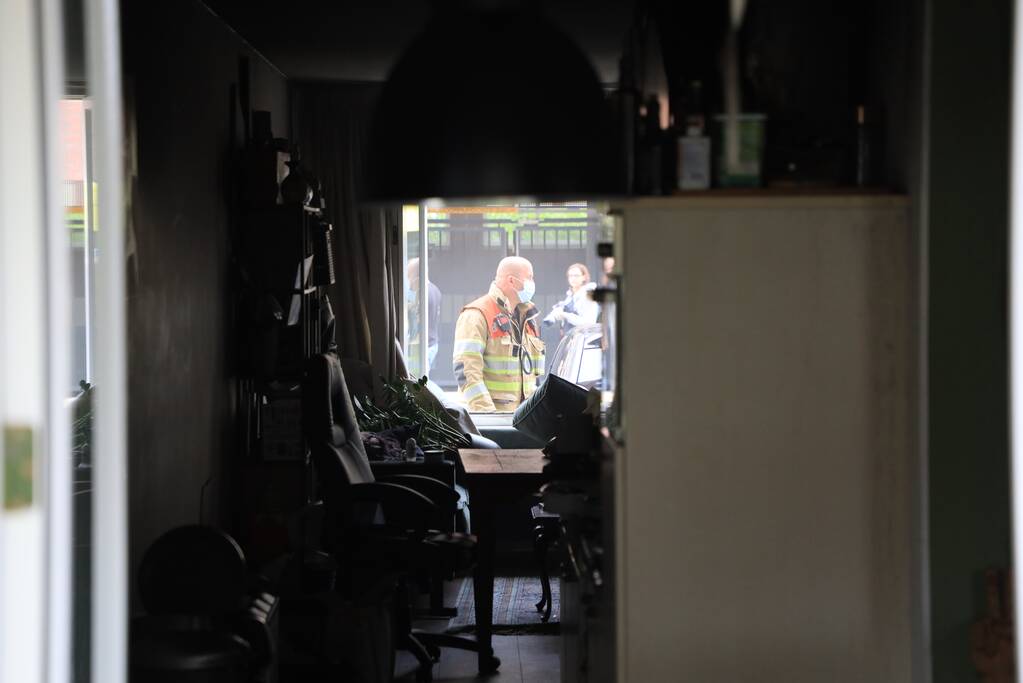 Veel rook bij keukenbrand in appartement