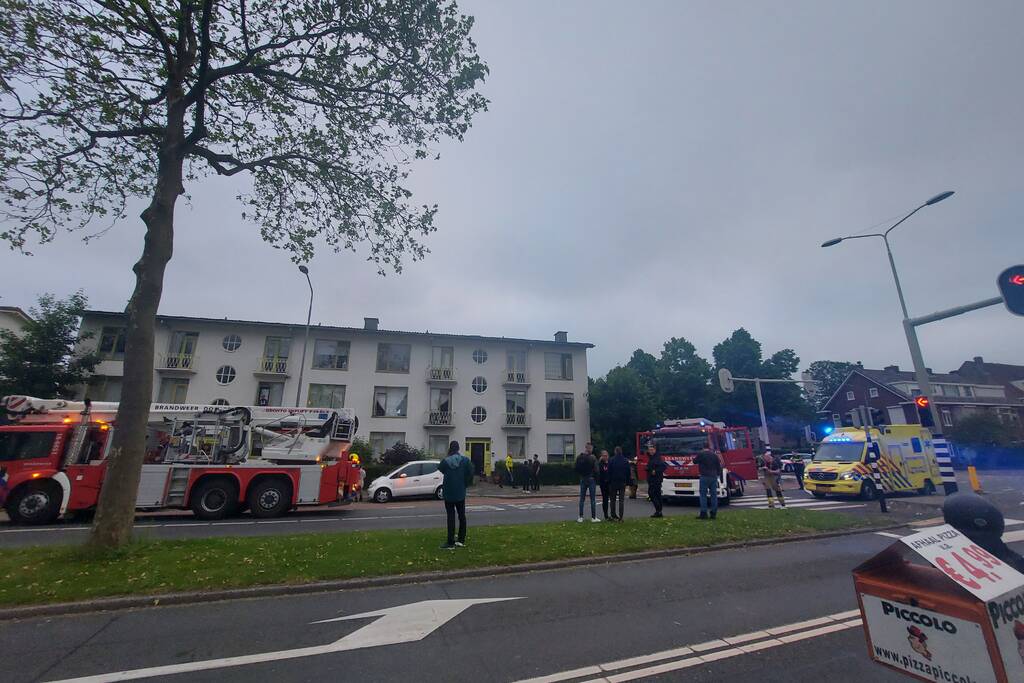 Brand in woning snel geblust
