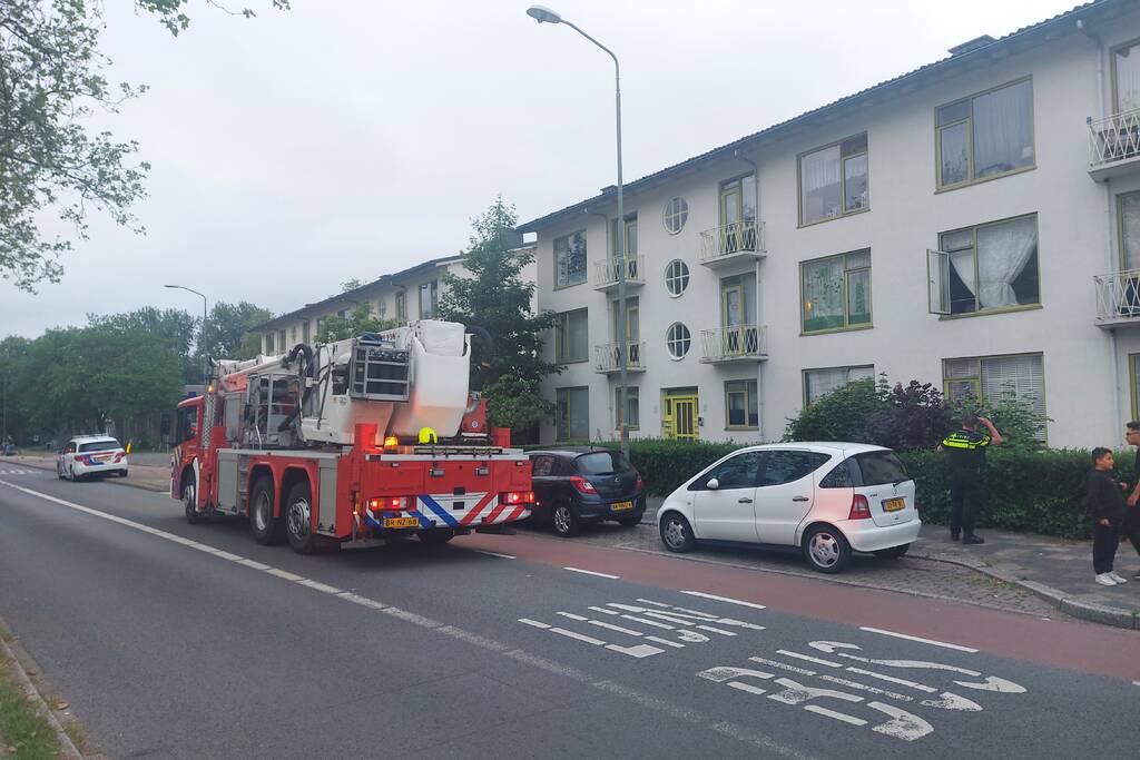 Brand in woning snel geblust