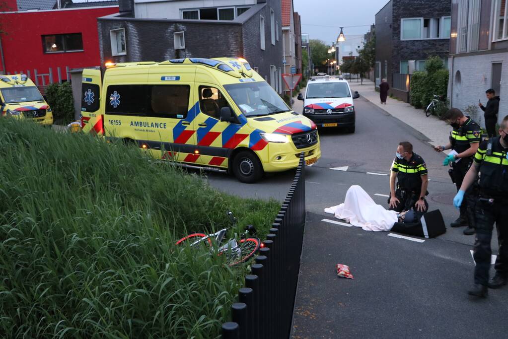 Gewonden bij ongeval tussen fiets en scooter