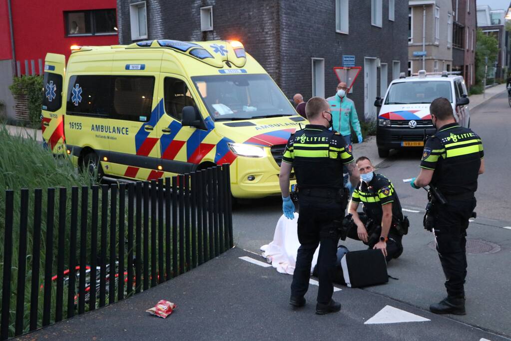 Gewonden bij ongeval tussen fiets en scooter