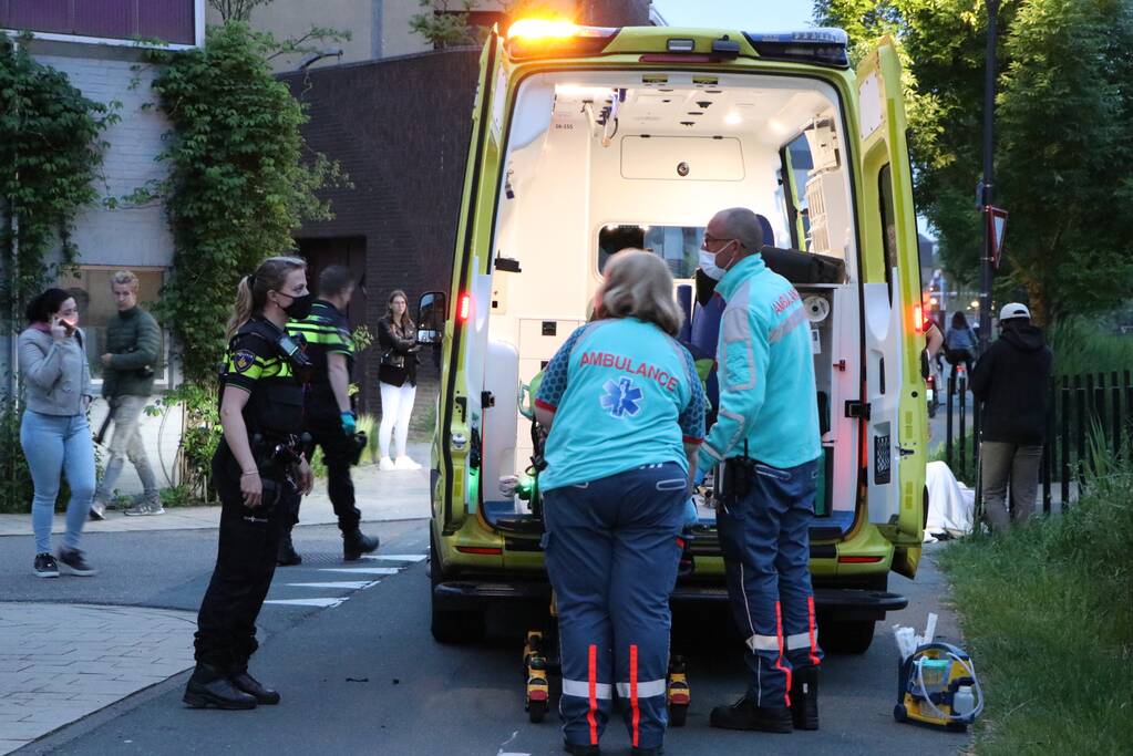 Gewonden bij ongeval tussen fiets en scooter