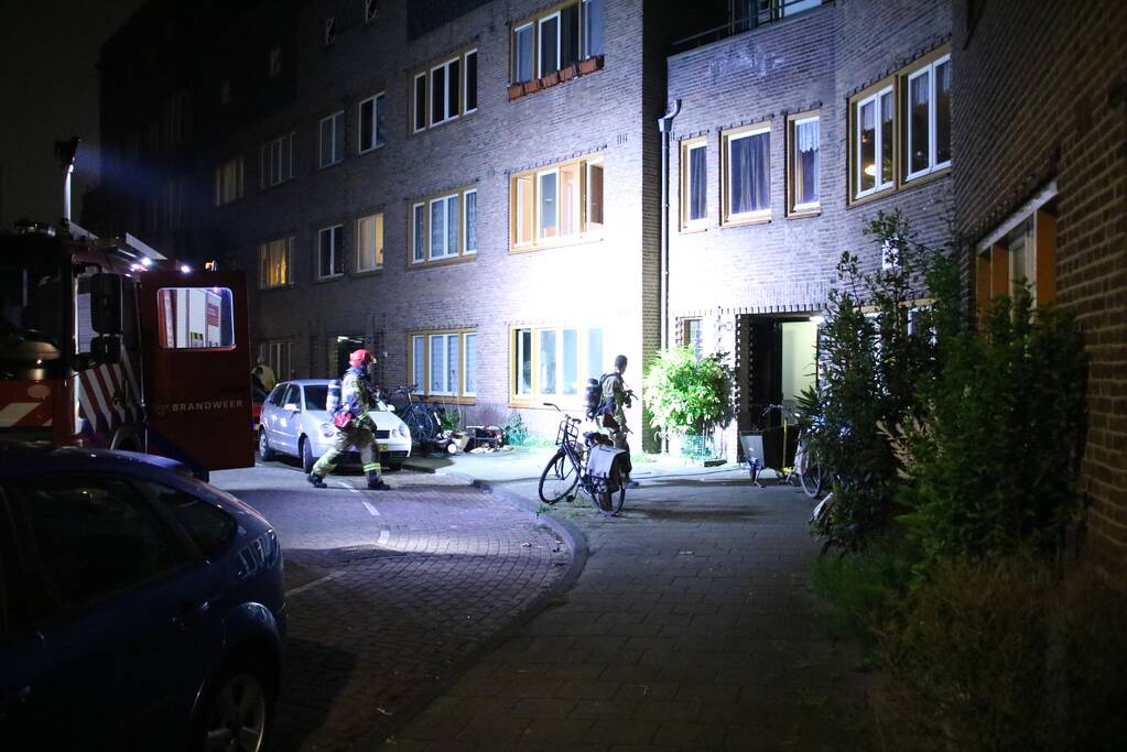 Veel schade door forse brand in woning