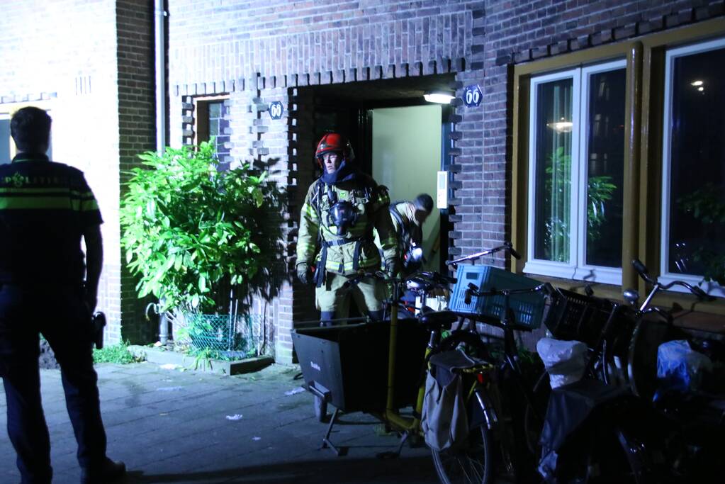Veel schade door forse brand in woning