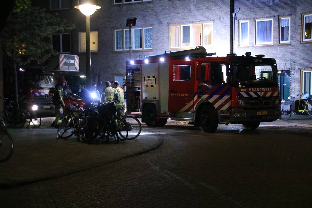Veel schade door forse brand in woning