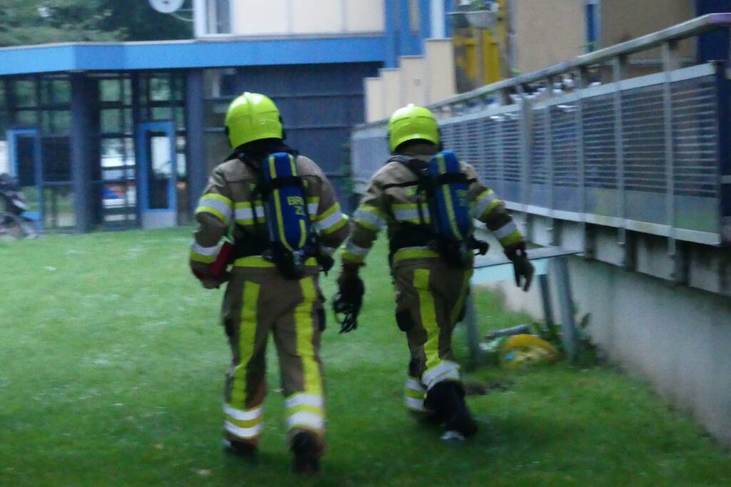 Een persoon gewond bij keukenbrand