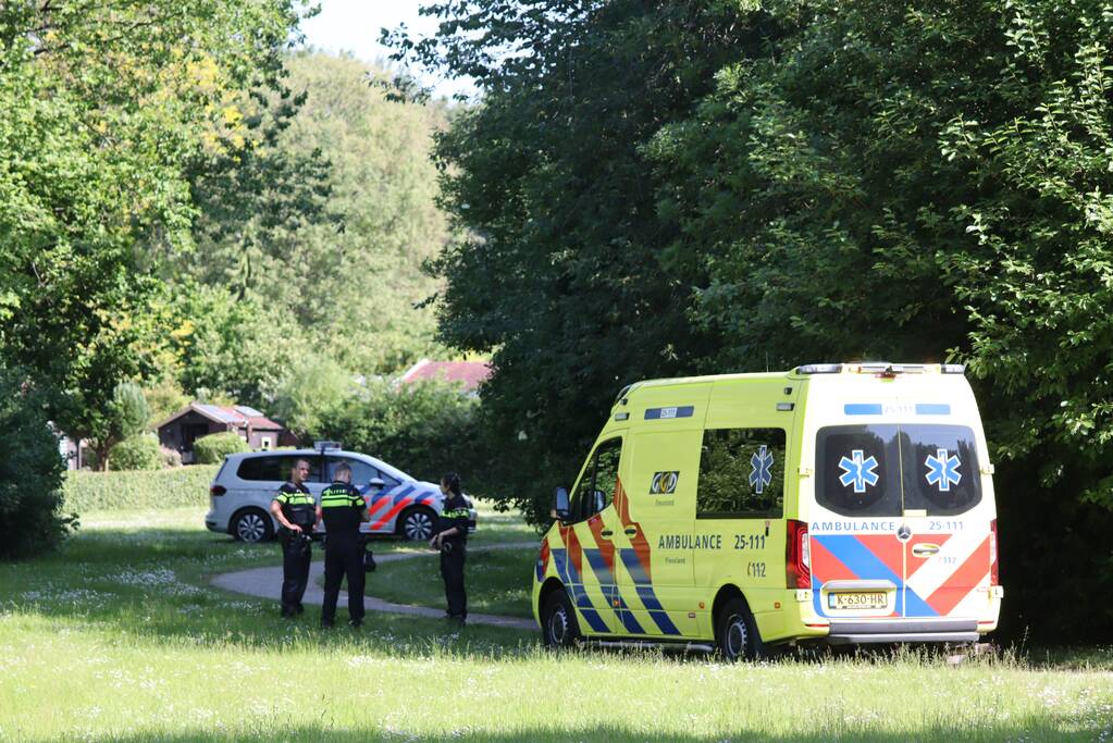 Gewonde bij brand op volkstuinencomplex