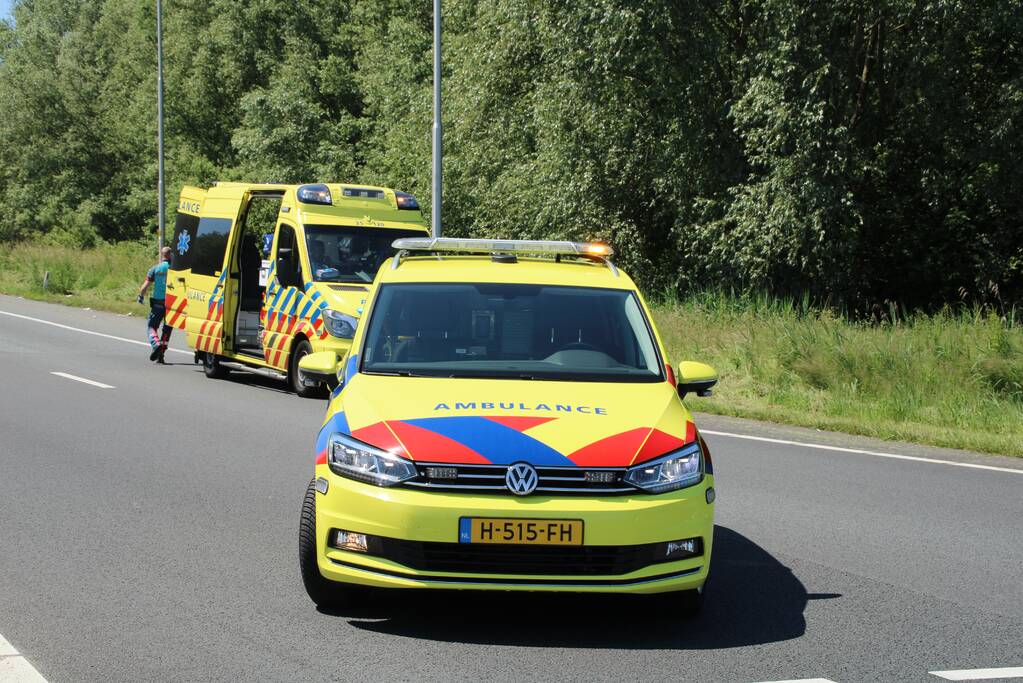 Persoon ernstig gewond na val met fiets