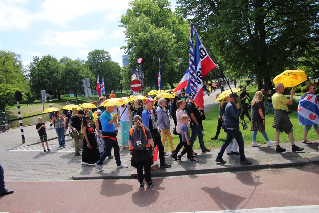 Demonstratie tegen coronamaatregelen