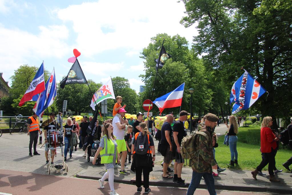 Demonstratie tegen coronamaatregelen