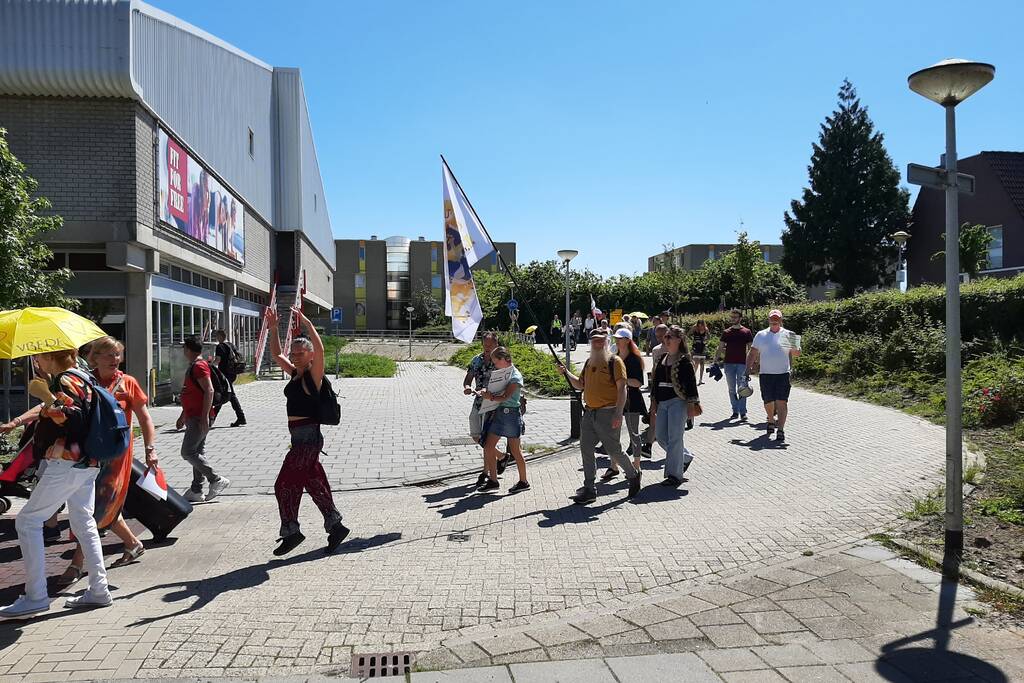 Demonstratie tegen coronaregels en vaccinatie
