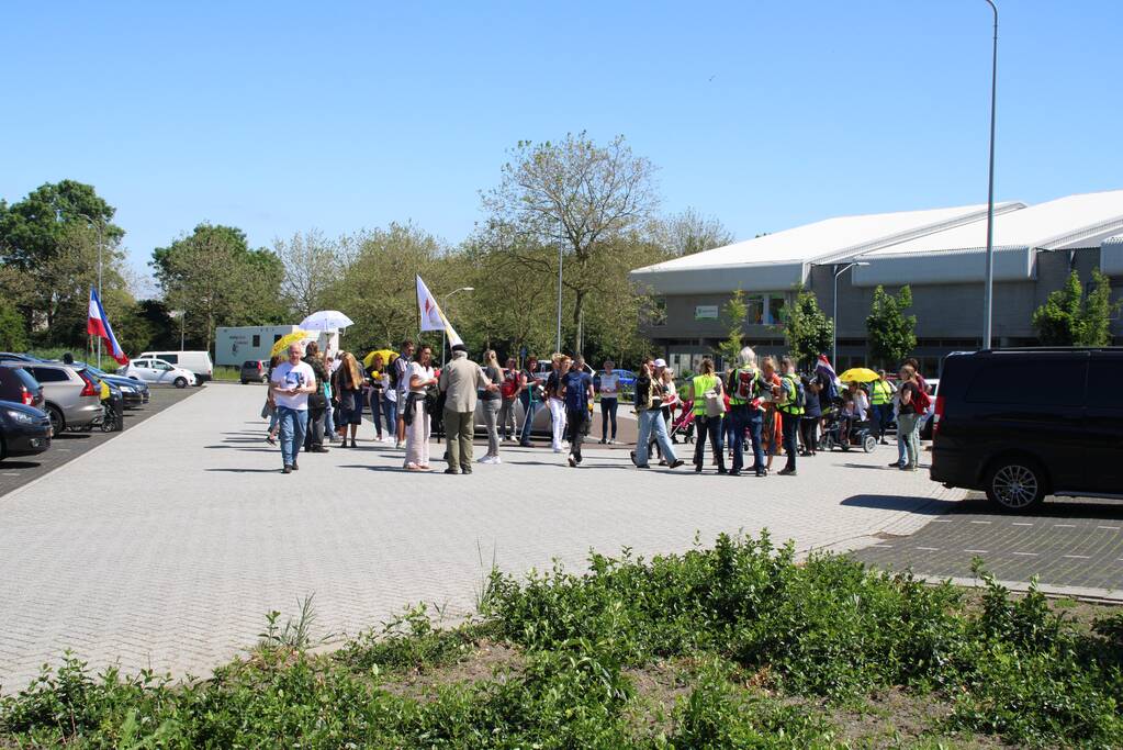 Demonstratie tegen coronaregels en vaccinatie