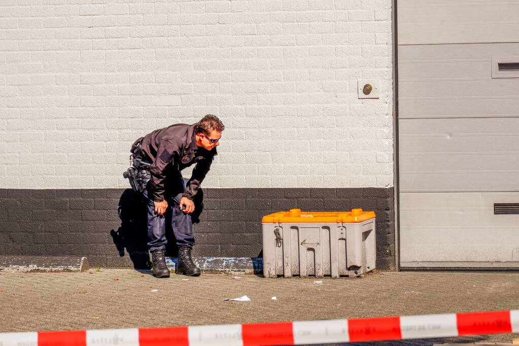 Plofkraak geldautomaat, EOD doet onderzoek naar achtergebleven explosieven