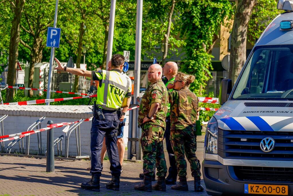 Plofkraak geldautomaat, EOD doet onderzoek naar achtergebleven explosieven