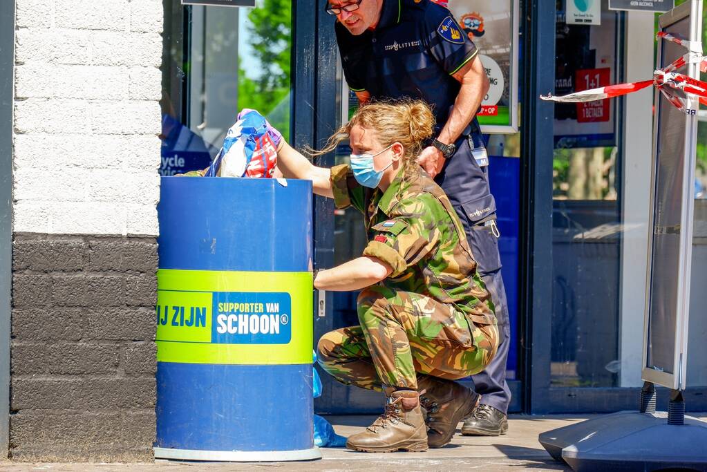 Plofkraak geldautomaat, EOD doet onderzoek naar achtergebleven explosieven