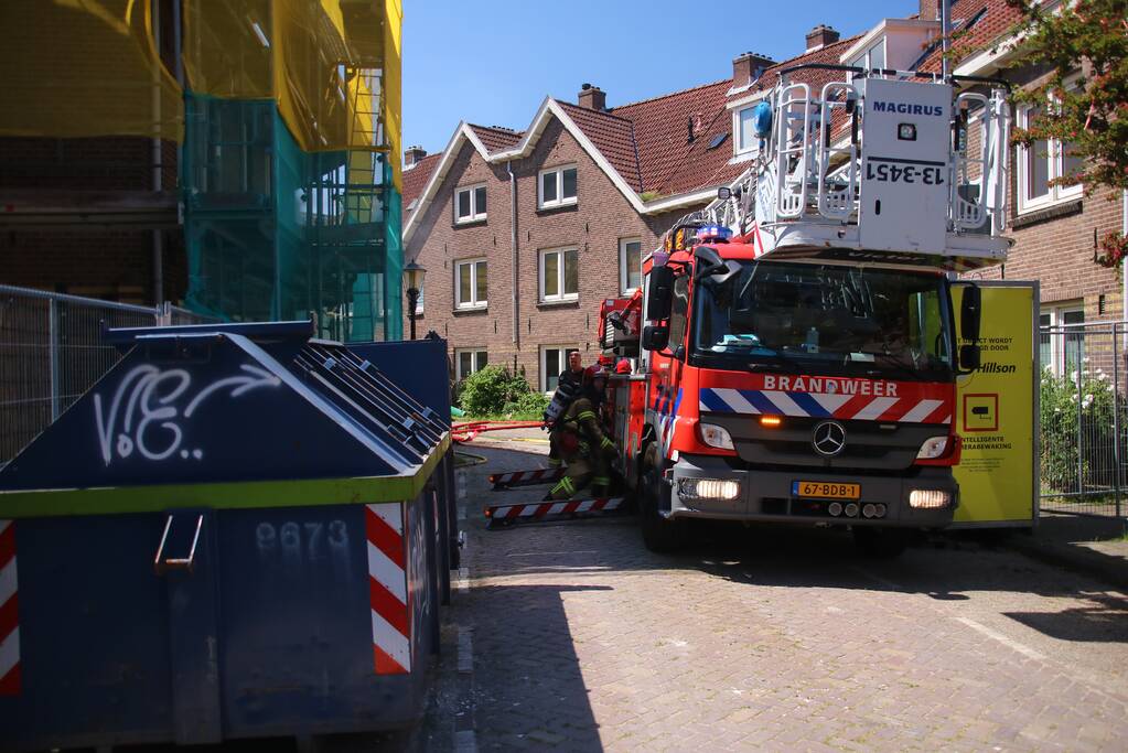 Brand in renovatiewoning