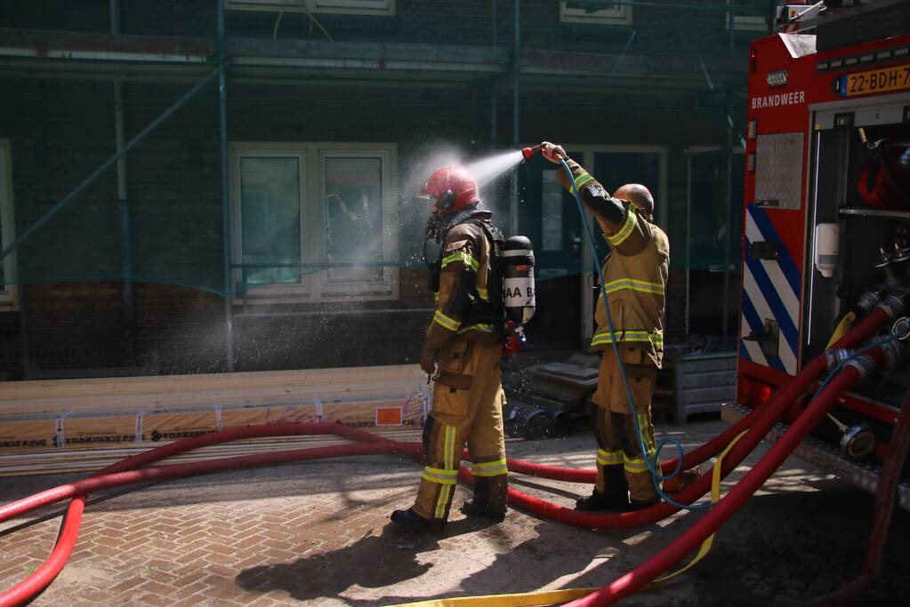 Brand in renovatiewoning