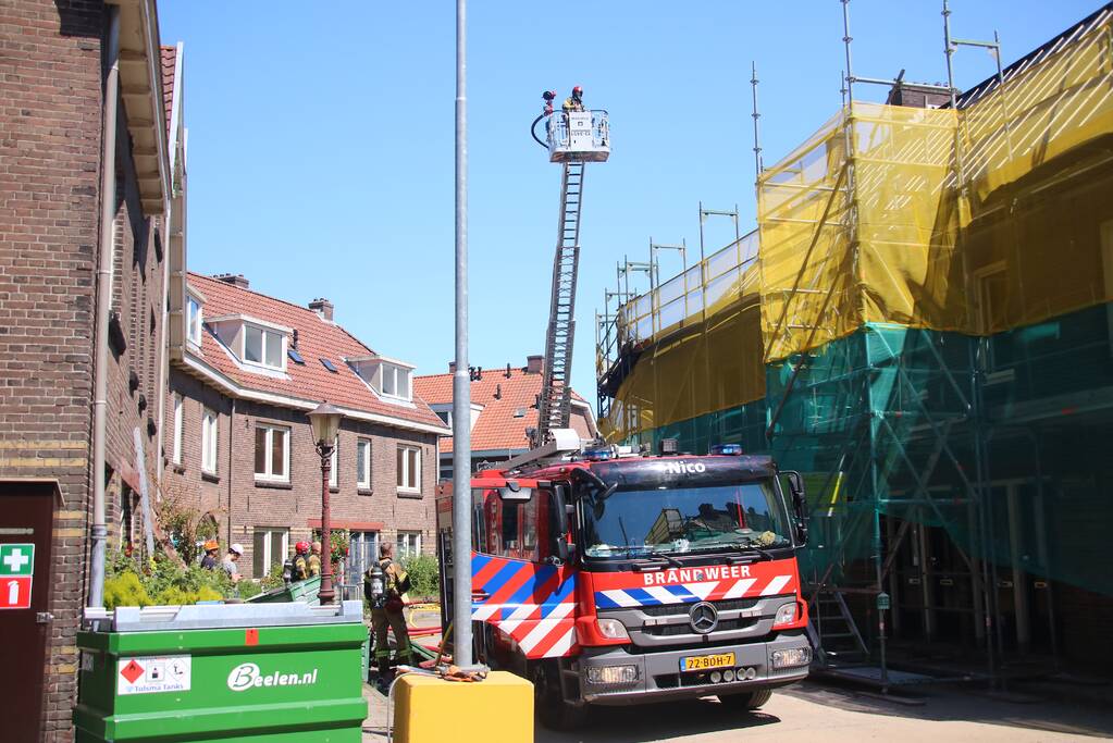Brand in renovatiewoning