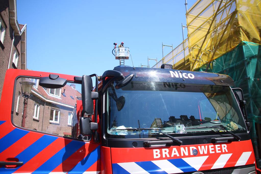 Brand in renovatiewoning