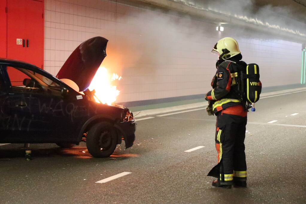 Meerdere disciplines oefenen in stationstunnel