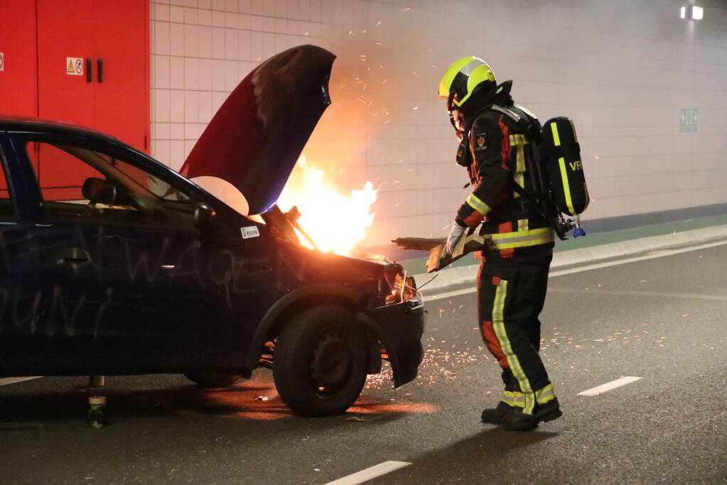 Meerdere disciplines oefenen in stationstunnel