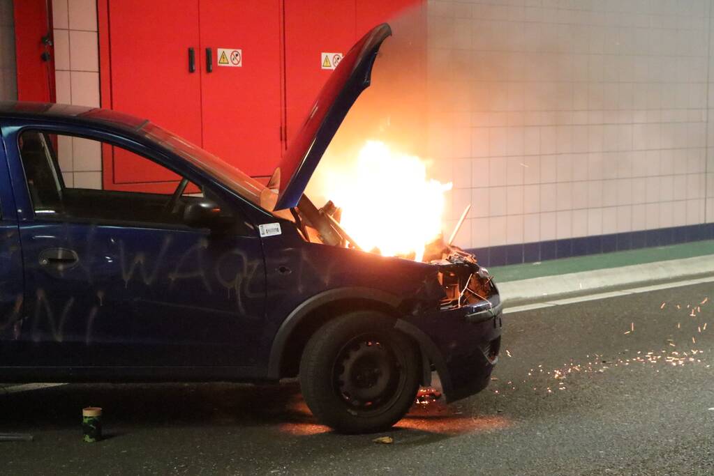 Meerdere disciplines oefenen in stationstunnel