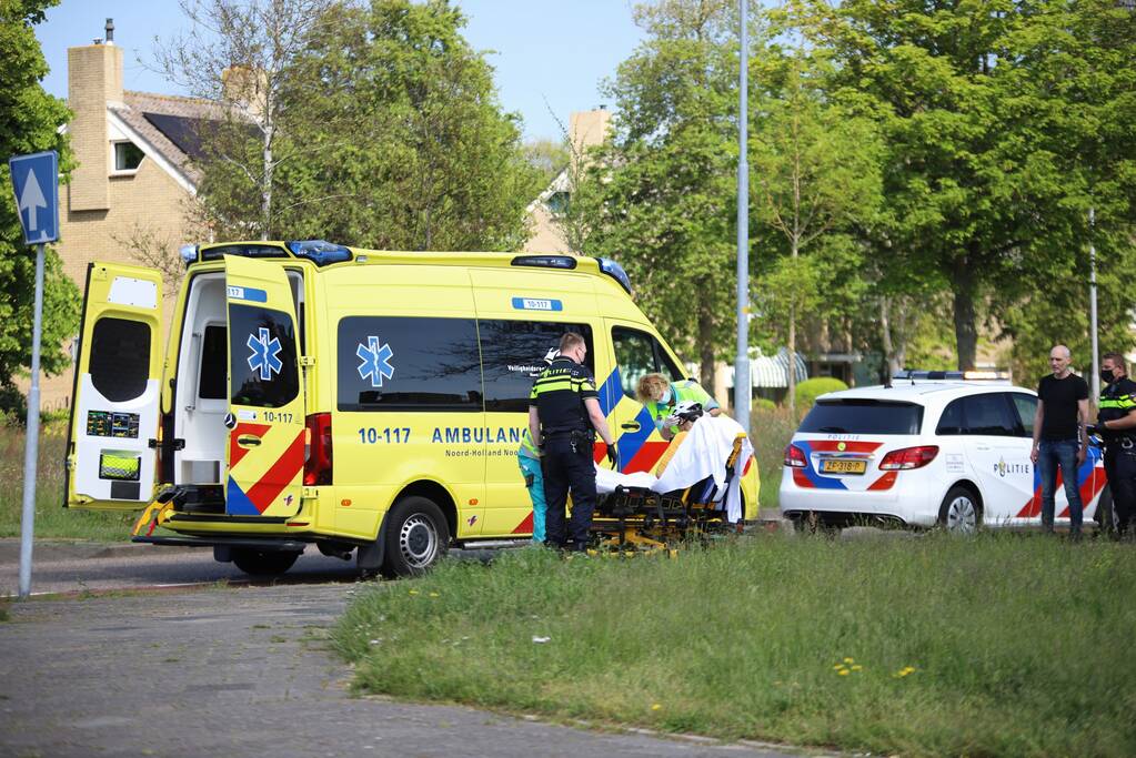 Fietser gewond bij valpartij