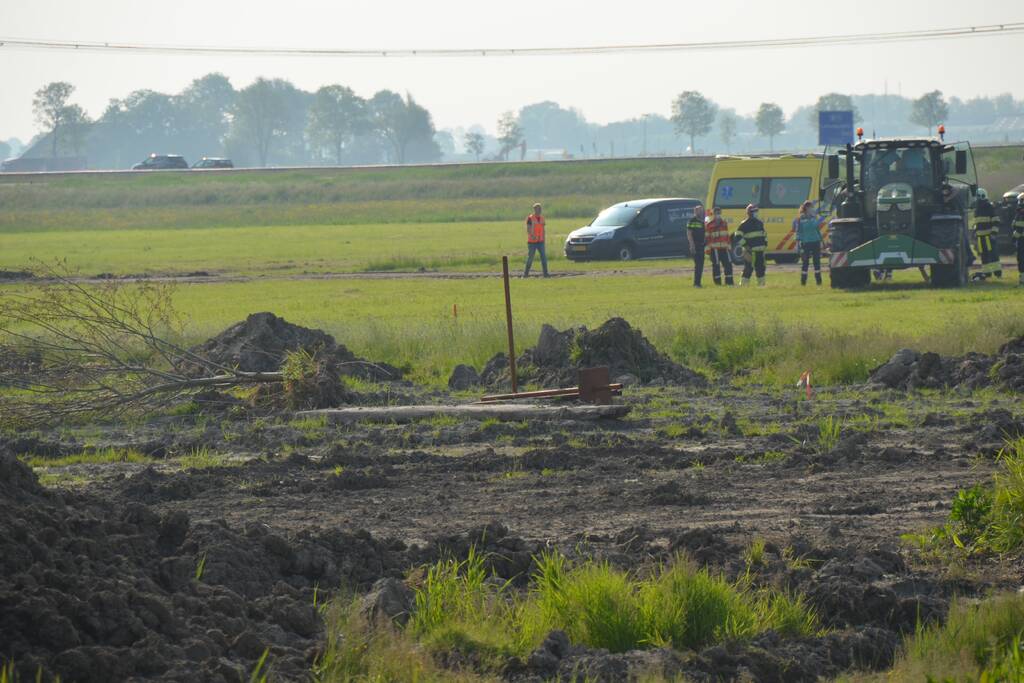 Gewonde bij ongeval met landbouwvoertuig