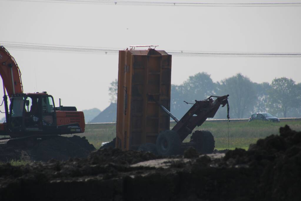 Gewonde bij ongeval met landbouwvoertuig