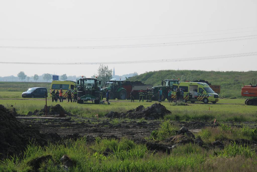 Gewonde bij ongeval met landbouwvoertuig