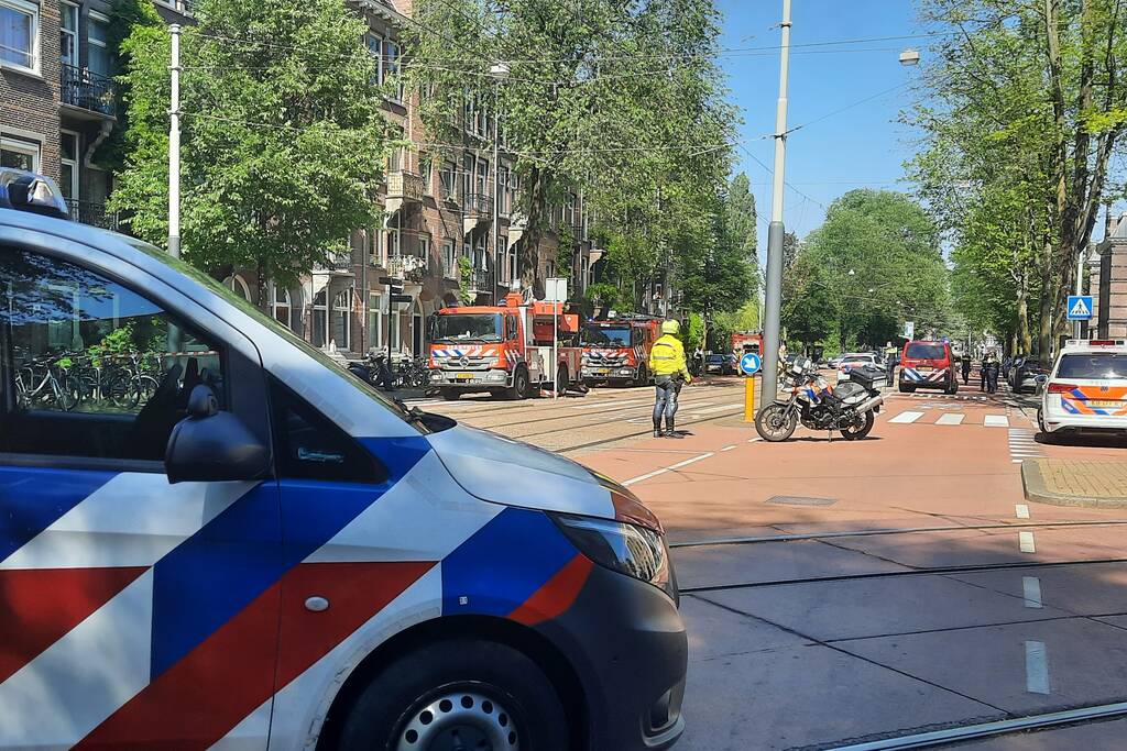 Veel rook bij brand in woning