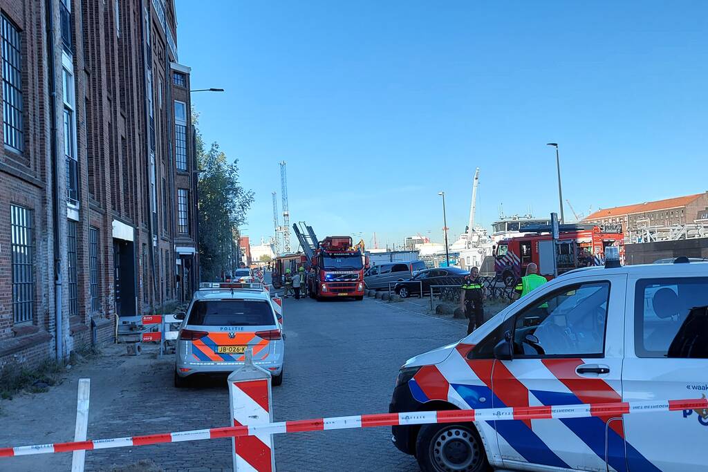 Rookontwikkeling in leegstaand pand