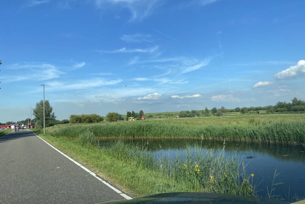 Grote zoekactie naar persoon te water