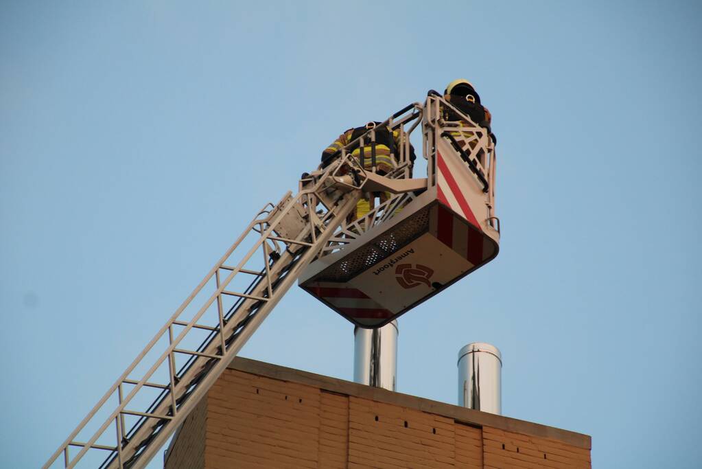 Onderzoek naar brandlucht in afzuiginstallatie