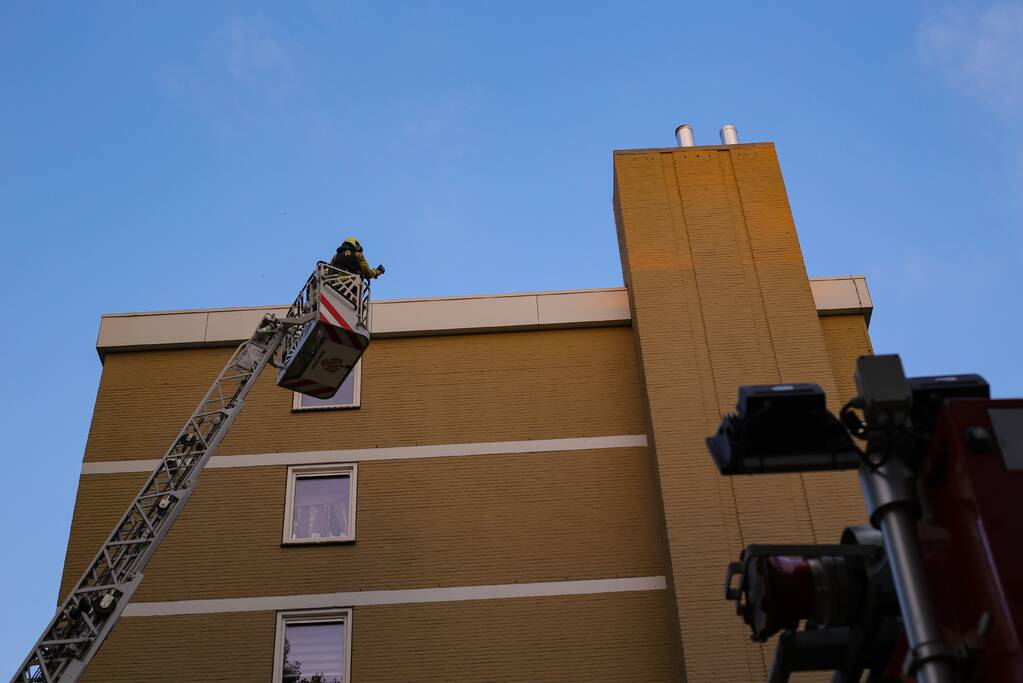 Onderzoek naar brandlucht in afzuiginstallatie