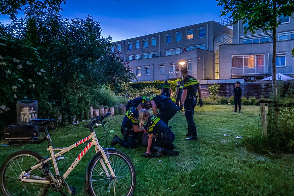 Persoon aangehouden na melding schietpartij