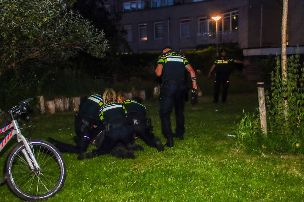 Persoon aangehouden na melding schietpartij