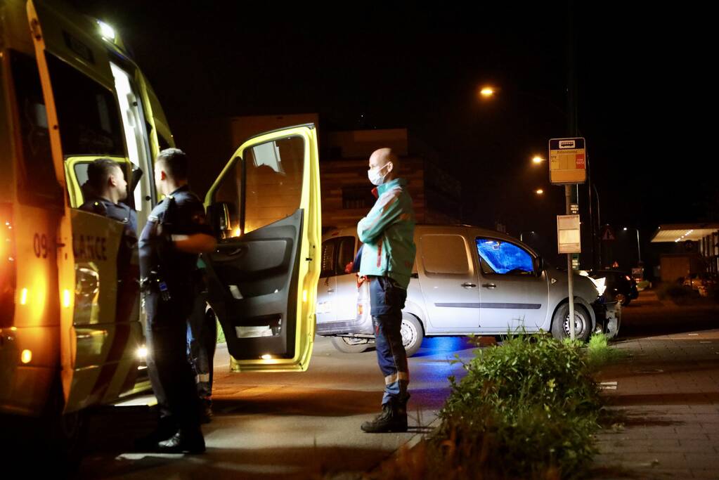 Bestuurder van bestelbus aangehouden na ongeval