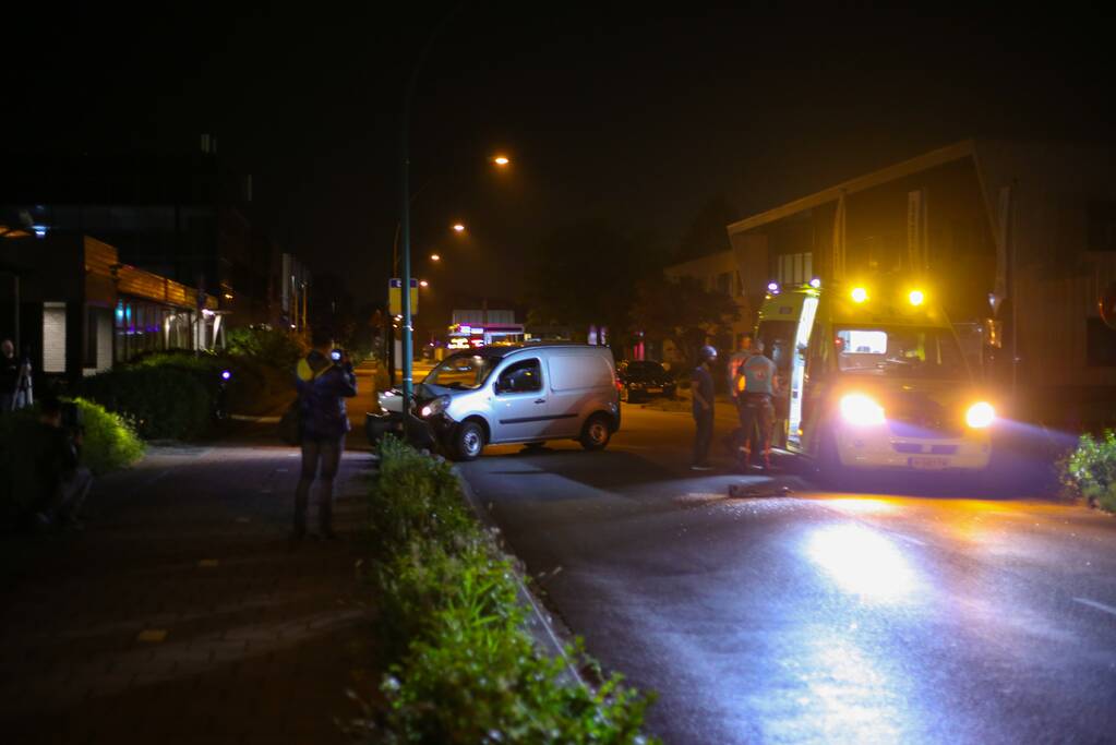 Bestuurder van bestelbus aangehouden na ongeval