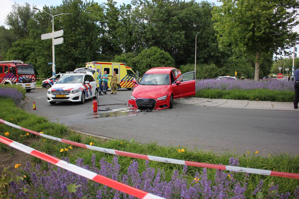 Gestolen Audi crasht na achtervolging