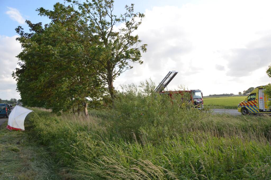 Twee gewonden na te water raken met auto