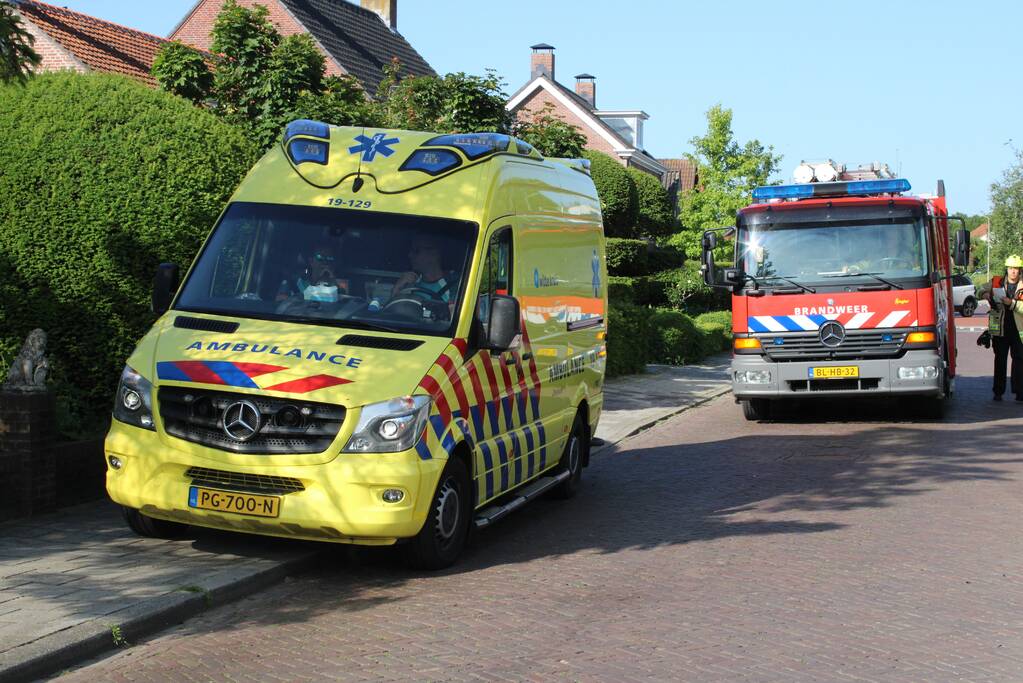 Schuur verwoest door uitslaande brand