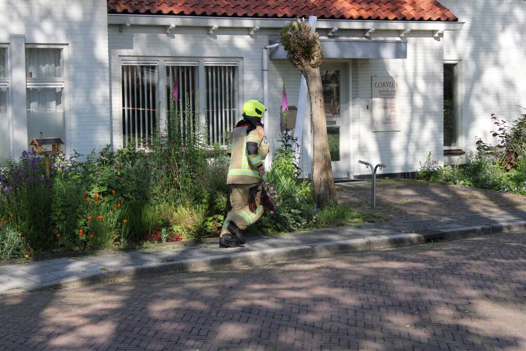 Schuur verwoest door uitslaande brand