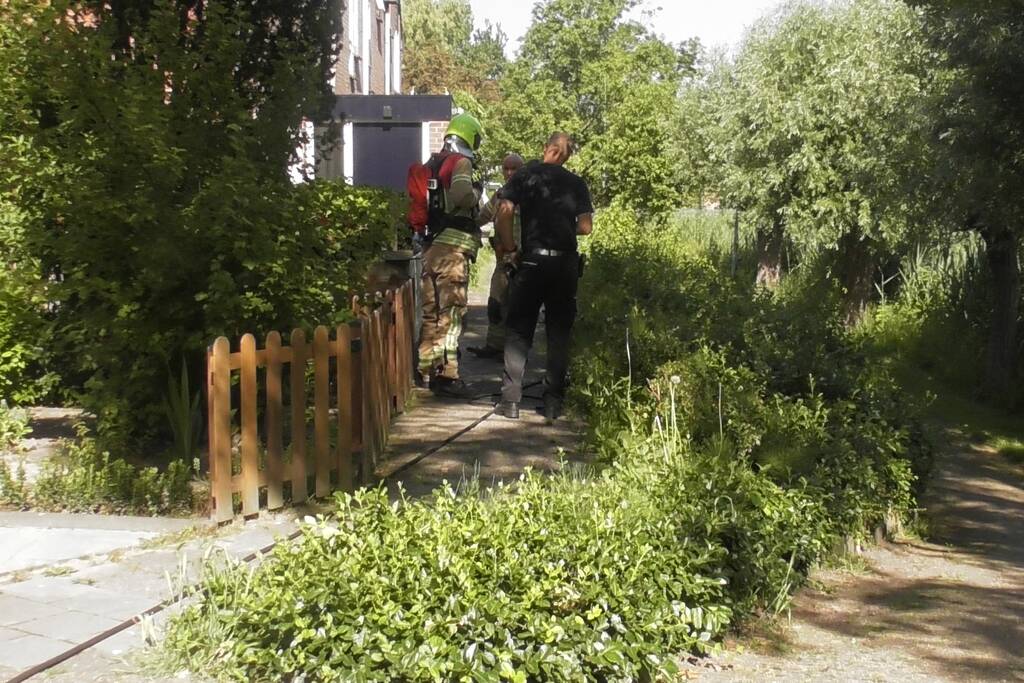 Brandweer onderzoek naar gaslek
