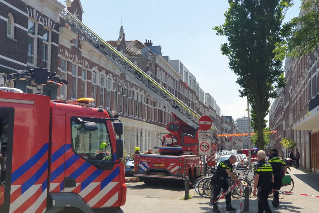 Brand in woning
