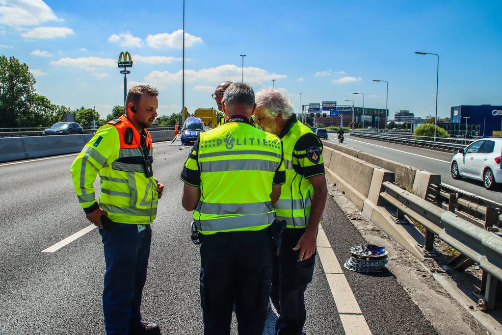 E-call systeem alarmeert hulpdiensten bij ernstig ongeval op Rijksweg