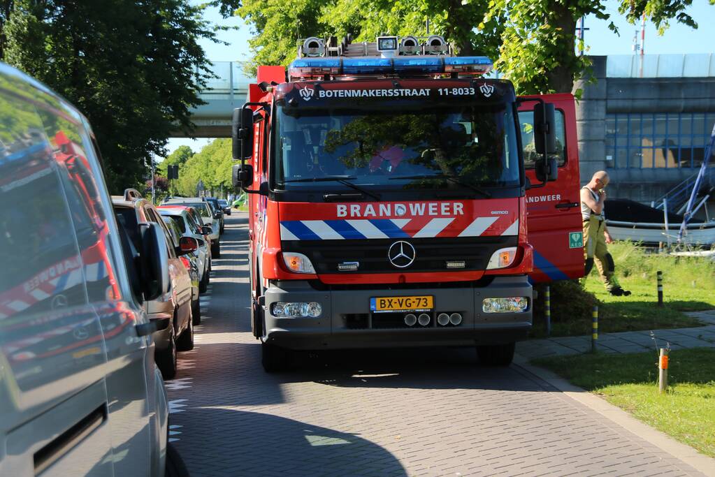 Brandwonden nadat gas barbecue vlam vat