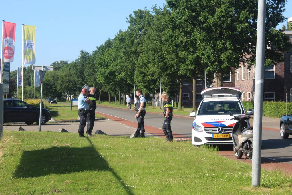 Scooterrijder gewond na val