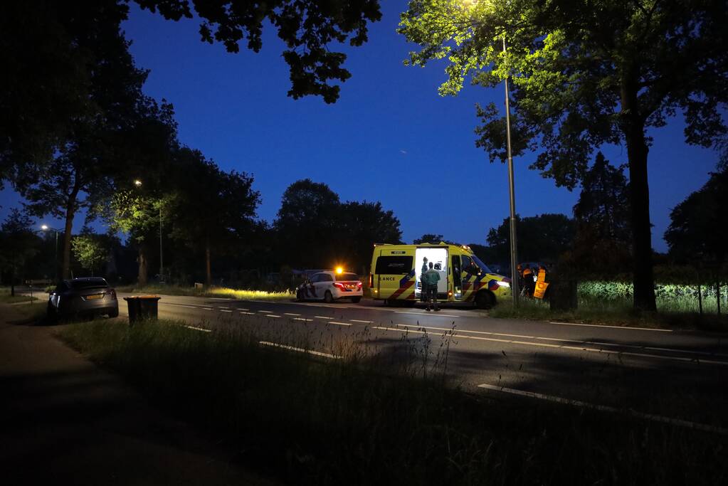 Botsing tussen scooterrijder en personenauto